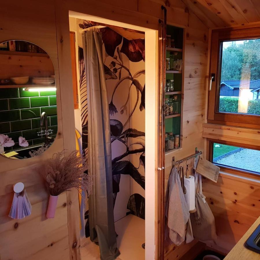 Zirbenholz Tiny House "Waldhauszeit" Am See Mücke Zewnętrze zdjęcie