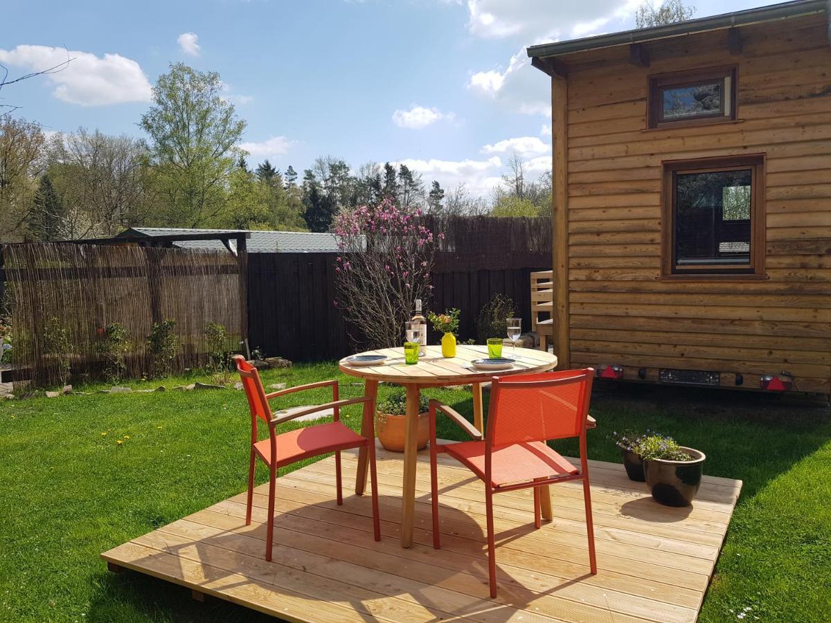 Zirbenholz Tiny House "Waldhauszeit" Am See Mücke Zewnętrze zdjęcie