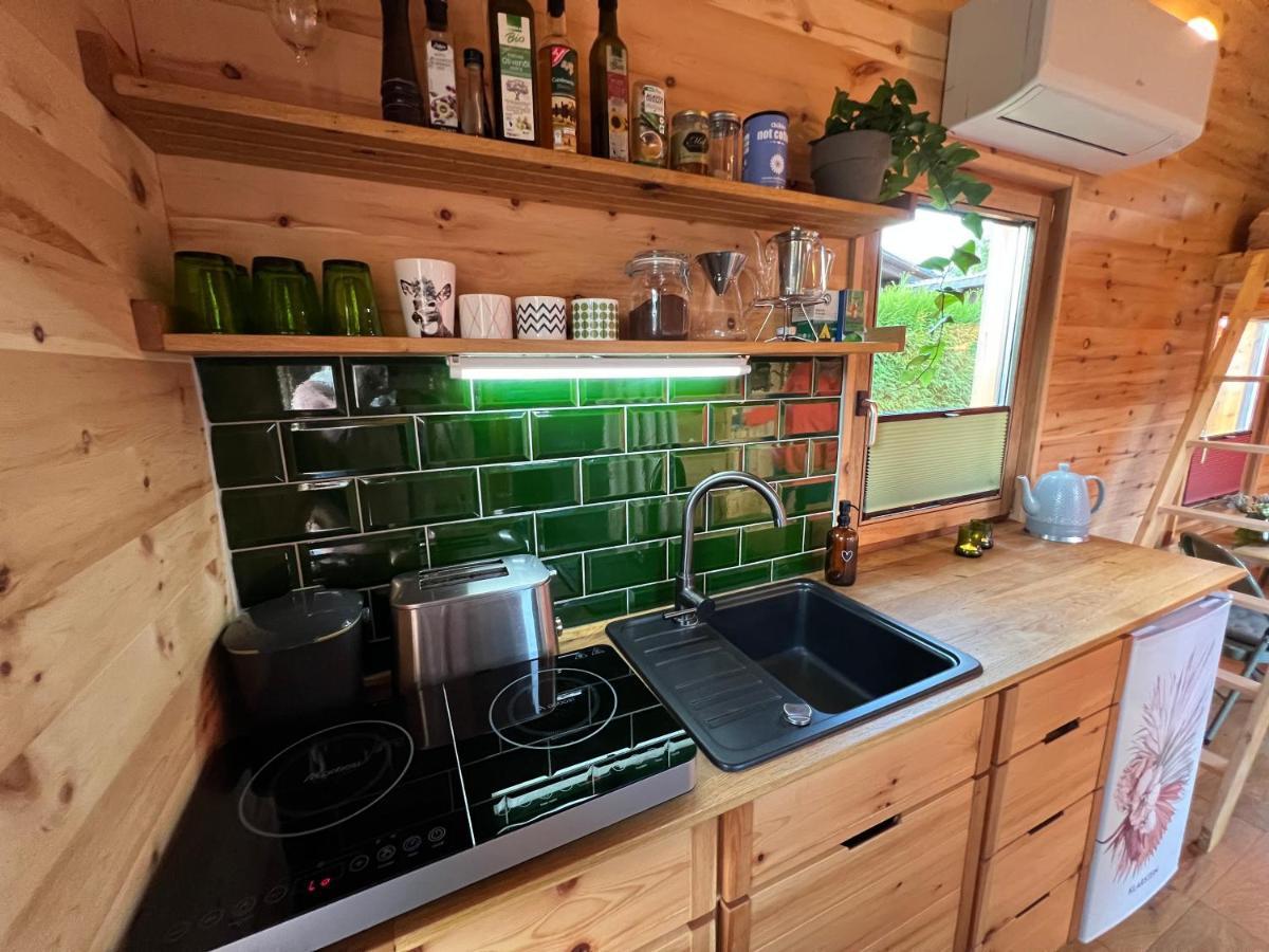 Zirbenholz Tiny House "Waldhauszeit" Am See Mücke Zewnętrze zdjęcie