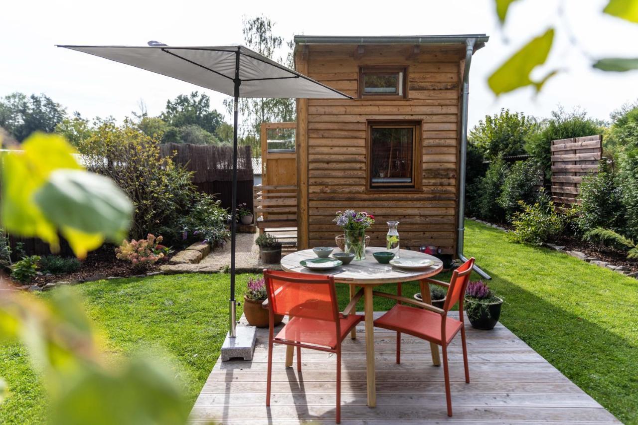 Zirbenholz Tiny House "Waldhauszeit" Am See Mücke Zewnętrze zdjęcie